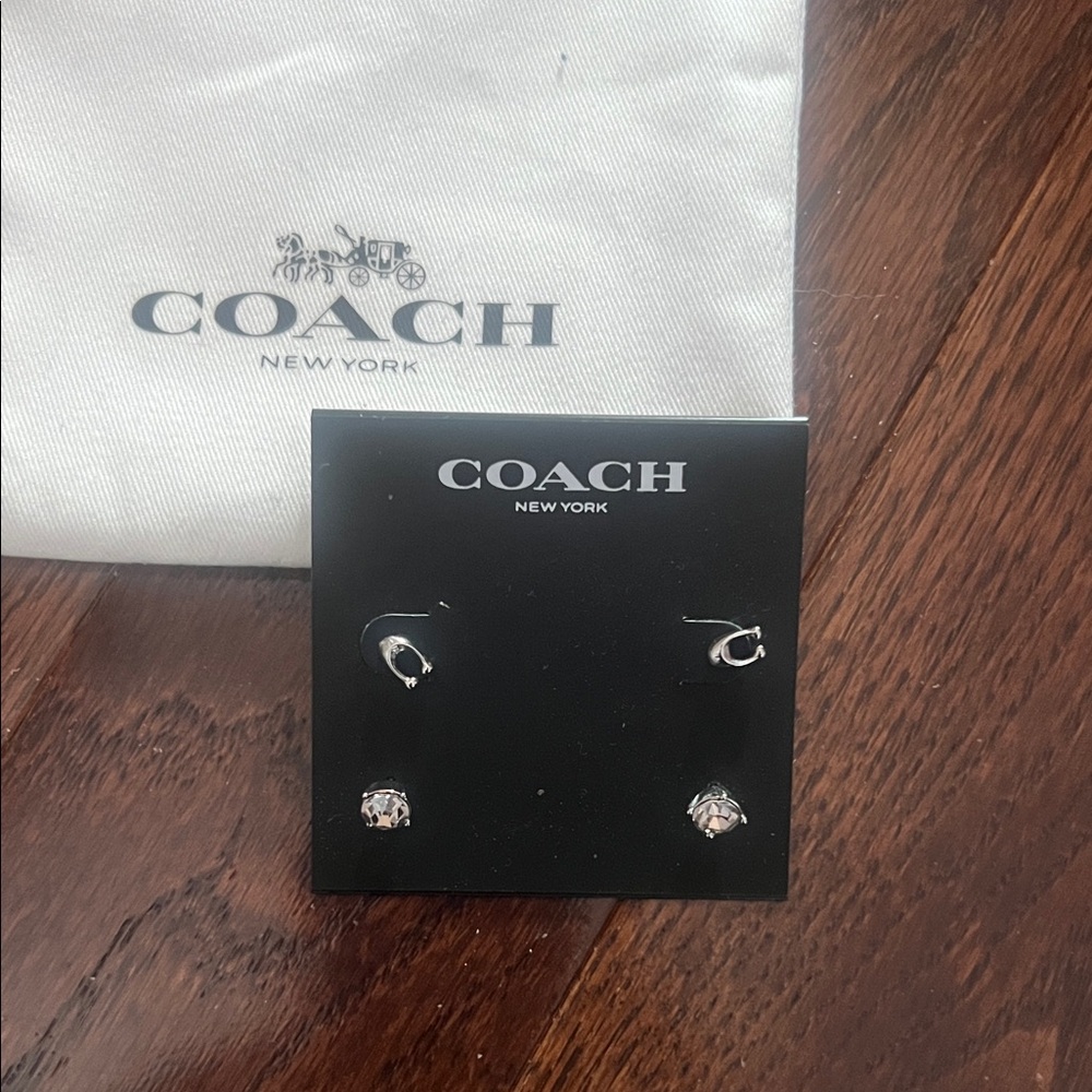 Coach earrings